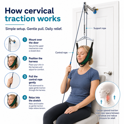 NeckReset™ Adjustable Neck Traction System