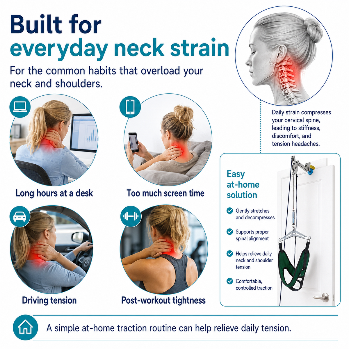 NeckReset™ Adjustable Neck Traction System