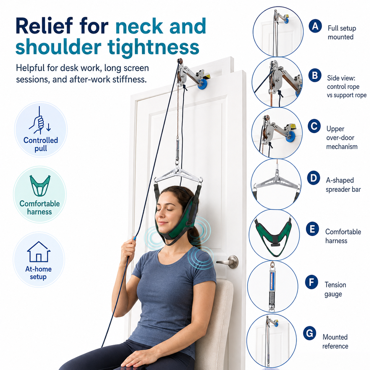 NeckReset™ Adjustable Neck Traction System